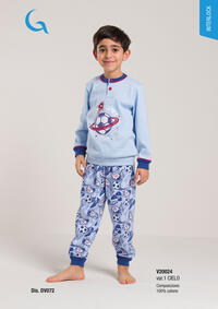 PIGIAMA BAMBINO M/L V20024 Tellini S.r.l. Ingrosso Abbigliamento